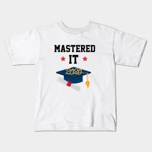 Mastered It 2020 - Funny College Graduation Gift Kids T-Shirt